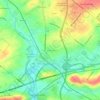 Mappa topografica Fort Washington, altitudine, rilievo