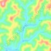 Mappa topografica Neon, altitudine, rilievo