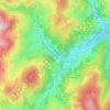 Mappa topografica La Gayire, altitudine, rilievo
