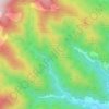 Mappa topografica Perru, altitudine, rilievo