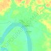 Mappa topografica San Lorenzo, altitudine, rilievo