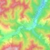 Mappa topografica Ranchio, altitudine, rilievo