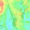 Mappa topografica Wadborough, altitudine, rilievo