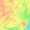 Mappa topografica Clos-Moussu, altitudine, rilievo