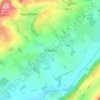 Mappa topografica Ticklerton, altitudine, rilievo