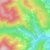 Mappa topografica Poggio Vertelli, altitudine, rilievo
