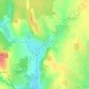 Mappa topografica Le Creuzet d'En Bas, altitudine, rilievo