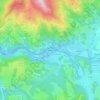 Mappa topografica Mardea, altitudine, rilievo