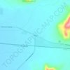 Mappa topografica Vinton, altitudine, rilievo