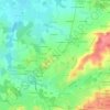 Mappa topografica La Petite Jarrias, altitudine, rilievo