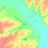 Mappa topografica Rosston, altitudine, rilievo