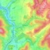 Mappa topografica Beckum, altitudine, rilievo