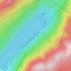 Mappa topografica Lago Tinquilco, altitudine, rilievo