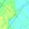 Mappa topografica Yemassee, altitudine, rilievo