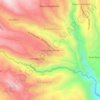 Mappa topografica Calhuasig Grande, altitudine, rilievo