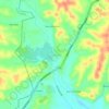 Mappa topografica Cerecita, altitudine, rilievo