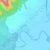 Mappa topografica Iwahig, altitudine, rilievo