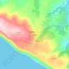 Mappa topografica Kastri, altitudine, rilievo