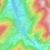 Mappa topografica Les Rasses, altitudine, rilievo