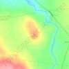 Mappa topografica Kirby Hill, altitudine, rilievo
