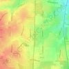 Mappa topografica Moselle, altitudine, rilievo