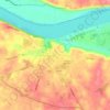Mappa topografica Eastwood Hills, altitudine, rilievo