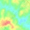 Mappa topografica Morgantown Baptist Association Dam, altitudine, rilievo