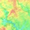 Mappa topografica Kermartin, altitudine, rilievo
