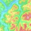 Mappa topografica Mount Harmony, altitudine, rilievo
