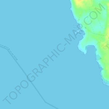 Mappa topografica Rossglass, altitudine, rilievo