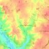 Mappa topografica Great Maplestead, altitudine, rilievo