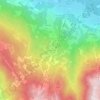 Mappa topografica Les Esserts, altitudine, rilievo