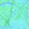 Mappa topografica Hoef en Haag, altitudine, rilievo
