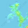 Mappa topografica 橫塱村, altitudine, rilievo