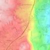 Mappa topografica Maugeri, altitudine, rilievo