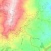 Mappa topografica Vélez, altitudine, rilievo