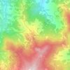 Mappa topografica Praticchia, altitudine, rilievo