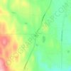 Mappa topografica Cheshire, altitudine, rilievo