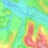 Mappa topografica La Garde de Dieu, altitudine, rilievo