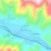 Mappa topografica Chinicara Alta, altitudine, rilievo