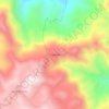 Mappa topografica Tzocohuite, altitudine, rilievo