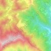 Mappa topografica Acero, altitudine, rilievo