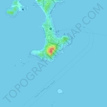 Mappa topografica Morro do Vigário, altitudine, rilievo