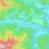 Mappa topografica Neyrac-les-Bains, altitudine, rilievo