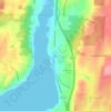 Mappa topografica Purdy, altitudine, rilievo