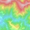 Mappa topografica Parès, altitudine, rilievo
