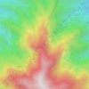 Mappa topografica 嘉午台, altitudine, rilievo