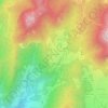 Mappa topografica Les Guillets, altitudine, rilievo