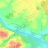 Mappa topografica Les Places, altitudine, rilievo