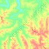 Mappa topografica Renaker, altitudine, rilievo